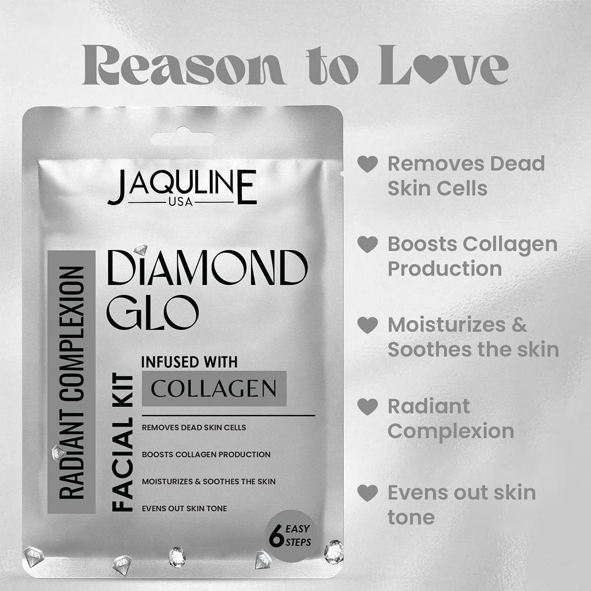 Jaquline USA Diamond GLO Facial Kit - Image 4