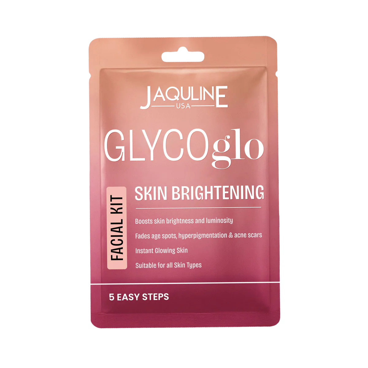 Jaquline USA Radiance GLO Glycolic- 5 in one FACIAL KIT