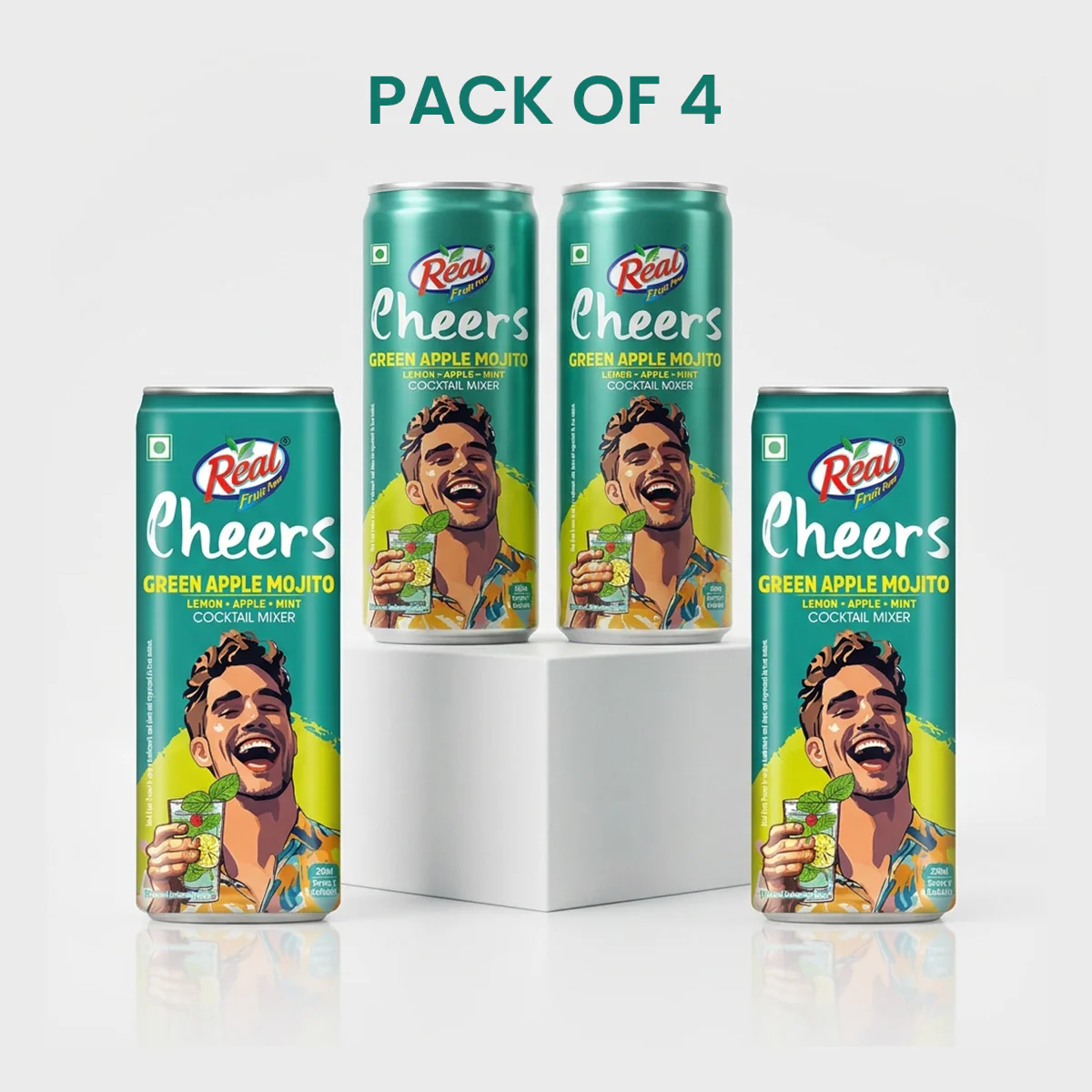 Real Cheers Green Apple Mojito 250ml - Image 6