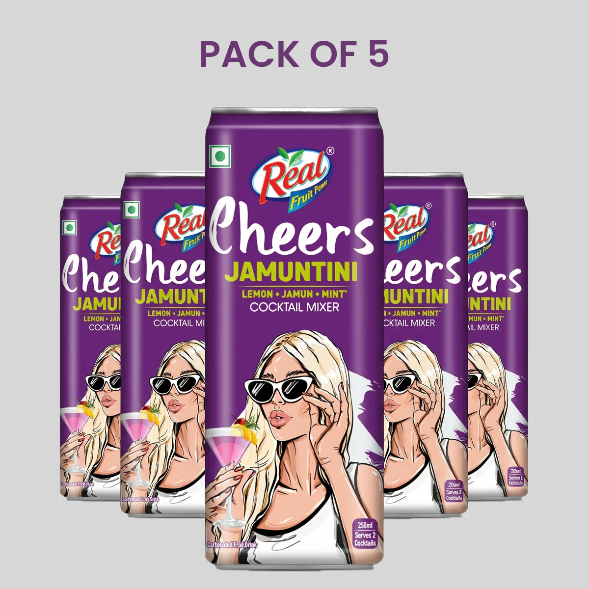 Real Cheers Jamuntini 250ml - Image 3
