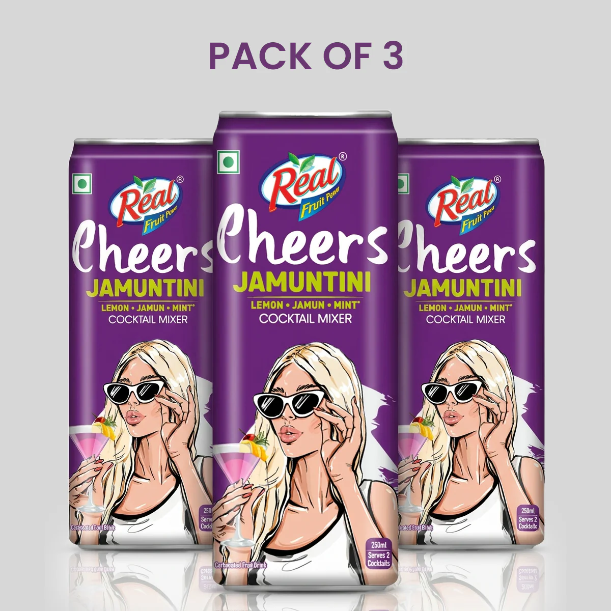 Real Cheers Jamuntini 250ml - Image 5
