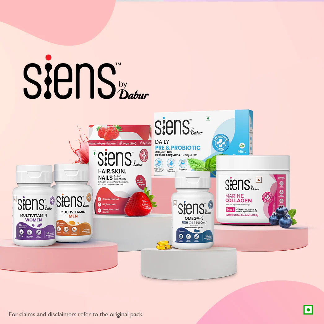 Siens by Dabur Daily Vitality Combo - Multivitamin for Men, 30 tablets & Multivitamin for Women, 30 tablets - Image 8
